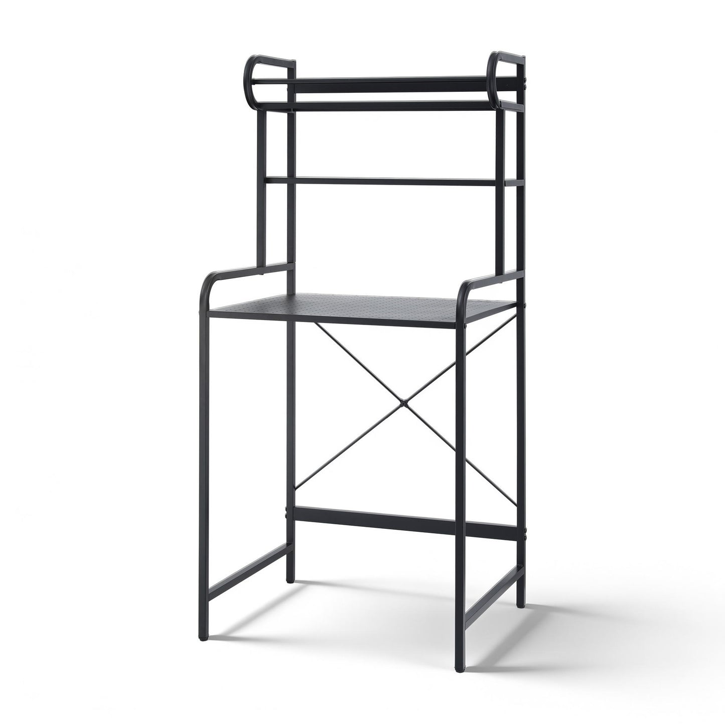 Artiss Bathroom Storage Shelf Over Washing Machine Toilet 3 Tier BSR-A-3T-150H-BK