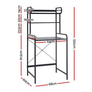 Artiss Bathroom Storage Shelf Over Washing Machine Toilet 3 Tier BSR-A-3T-150H-BK