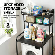 Artiss Bathroom Storage Shelf Over Washing Machine Toilet 3 Tier BSR-A-3T-150H-BK