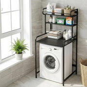 Artiss Bathroom Storage Shelf Over Washing Machine Toilet 3 Tier BSR-A-3T-150H-BK