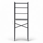 Artiss Over Toilet Bathroom Storage Rack Space Saving 4 Tier Organiser White BSR-A-4T-173H-BK