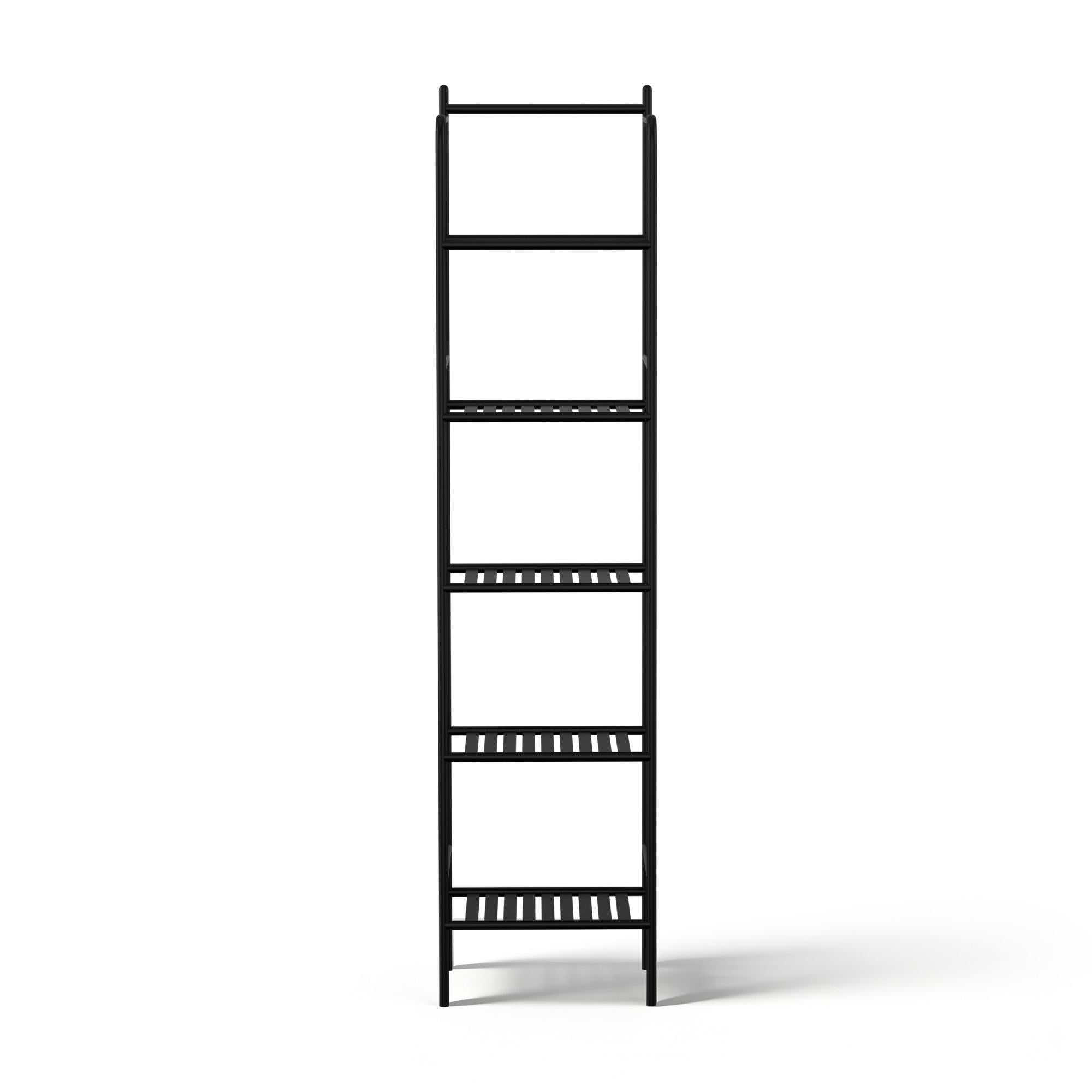 Artiss 5 Tier Floor Standing Corner Shower Caddy Bathroom Organizer Black BSR-A-5T-142H