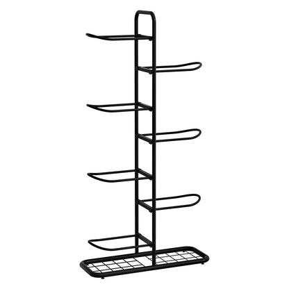 Everfit Ball Storage Rack Sports Equipment Organizer 7-Tier Holder for Garage Gym Black BSR-A-H116-BK