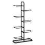 Everfit Ball Storage Rack Sports Equipment Organizer 7-Tier Holder for Garage Gym Black BSR-A-H116-BK