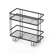 Artiss Over Toilet Storage Rack Bathroom Shelf Organizer 2 Tier BSR-B-2T-36H-BK