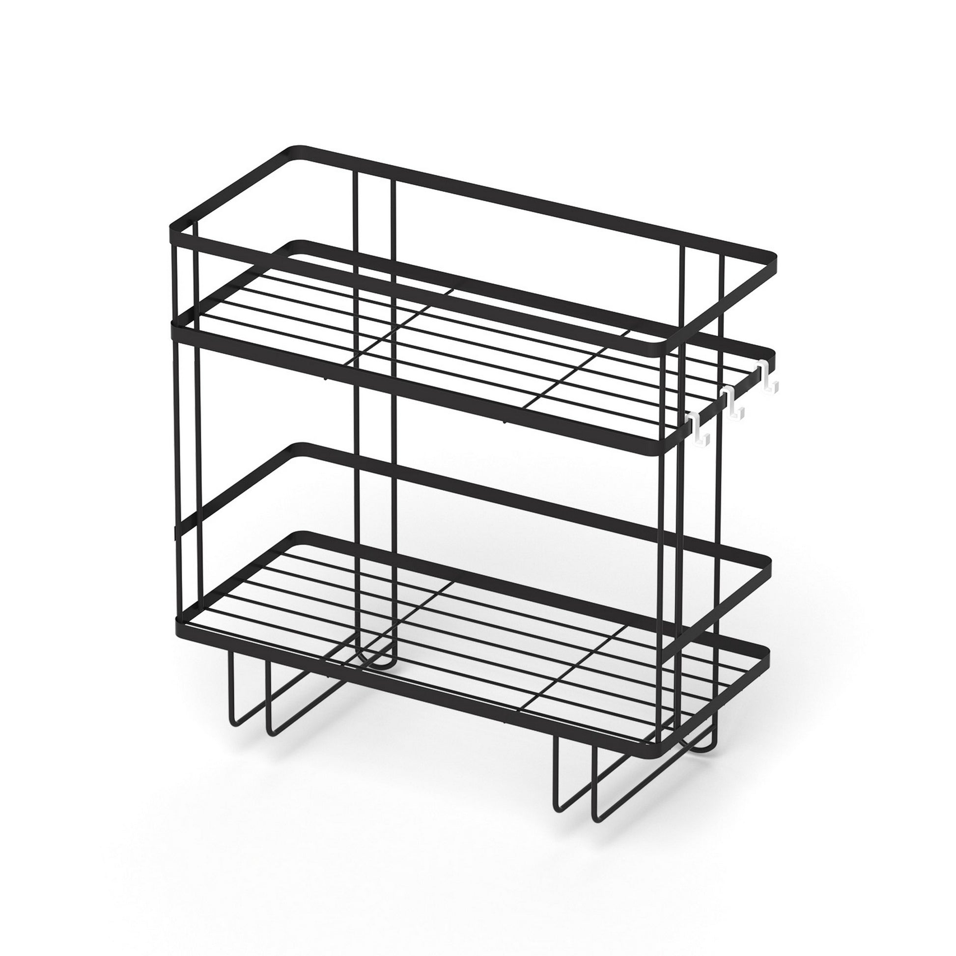 Artiss Over Toilet Storage Rack Bathroom Shelf Organizer 2 Tier BSR-B-2T-36H-BK