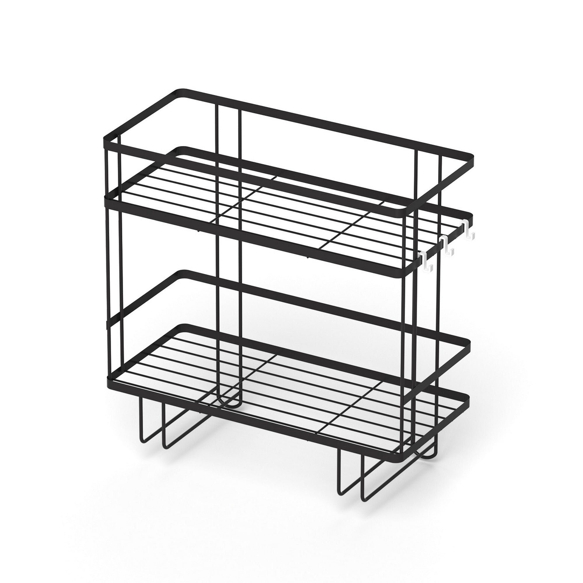 Artiss Over Toilet Storage Rack Bathroom Shelf Organizer 2 Tier BSR-B-2T-36H-BK