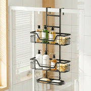 Artiss 3 Tier Over The Door Shower Caddy Hanging Bathroom Storage Organizer BSR-B-3T-62H-BK