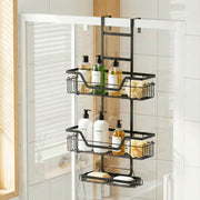 Artiss 3 Tier Over The Door Shower Caddy Hanging Bathroom Storage Organizer BSR-B-3T-62H-BK