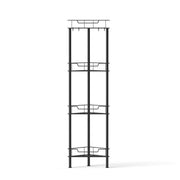 Artiss 2x Floor Standing Shower Caddy 4 Tier Rustproof Bathroom Storage BSR-B-4T-110H-BKX2