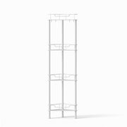 Artiss 4 Tier Floor Standing Corner Shower Caddy Bathroom Organizer White