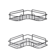 Cefito 2 Packs Bathroom Shelf Corner Storage Rack BSR-D-WALL-01-BK