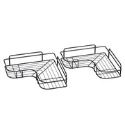 Cefito 2 Packs Bathroom Shelf Corner Storage Rack BSR-D-WALL-01-BK