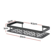 Cefito 2 Packs Bathroom Shelf Storage Rack BSR-D-WALL-02-GY