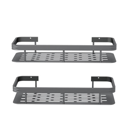 Cefito 2 Packs Bathroom Shelf Storage Rack BSR-D-WALL-02-GY