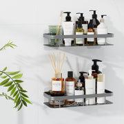 Cefito 2 Packs Bathroom Shelf Storage Rack BSR-D-WALL-02-GY