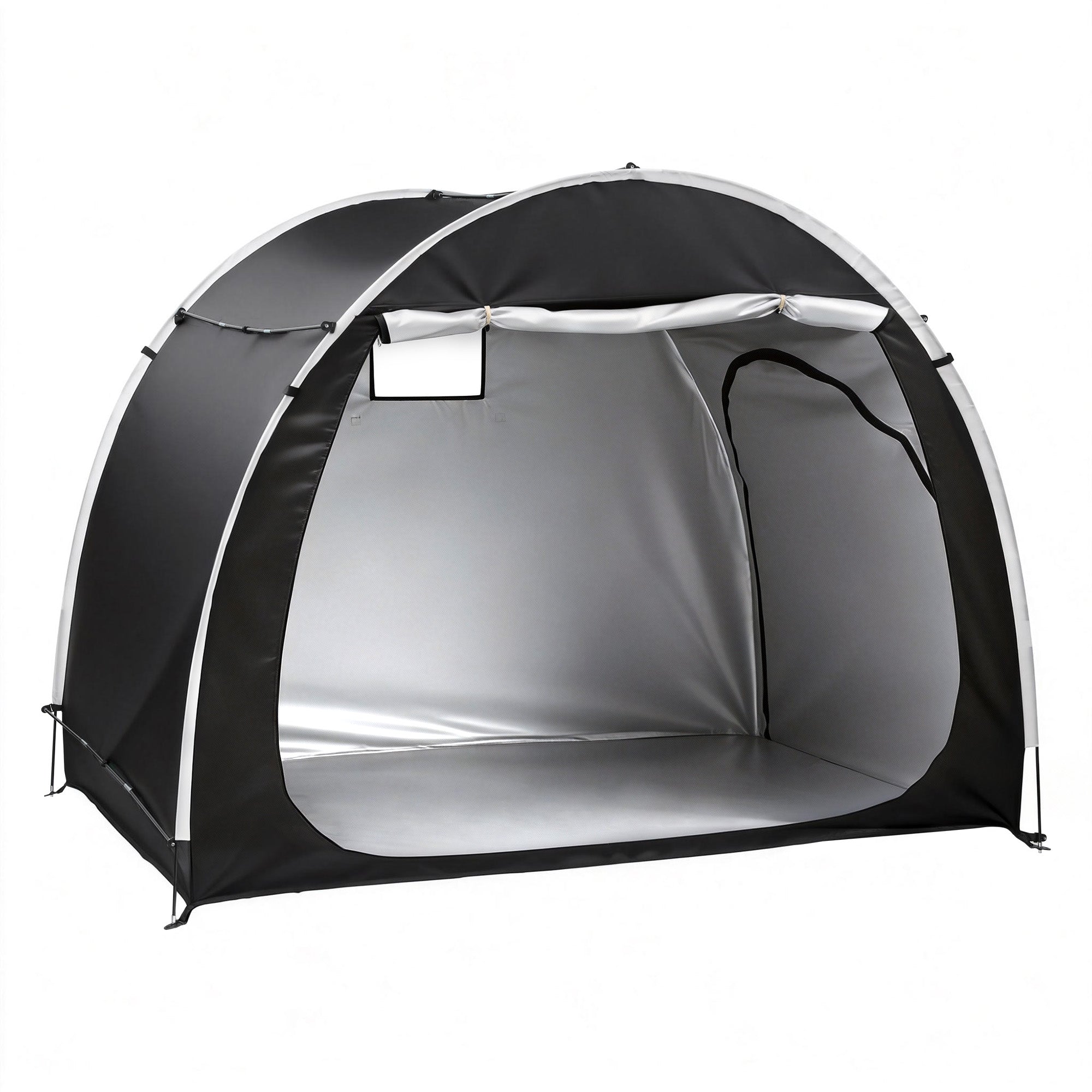 Giantz Bike Storage Tent Outdoor Waterproof UV Resistant Shelter w/ Ventilation BST-210D-M150-GY