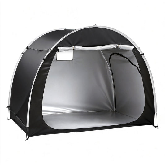 Giantz Bike Storage Tent Outdoor Waterproof UV Resistant Shelter w/ Ventilation BST-210D-M150-GY