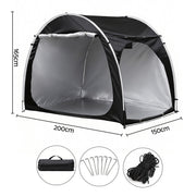 Giantz Bike Storage Tent Outdoor Waterproof UV Resistant Shelter w/ Ventilation BST-210D-M150-GY
