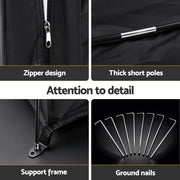 Giantz Bike Storage Tent Waterproof Outdoor UV Protection Shelter w/ Large Space BST-210D-S80-GY