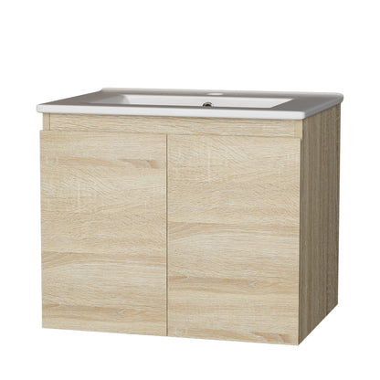 Cefito Vanity Unit 600mm with Basin Oak BV-1-600-OAK-AB