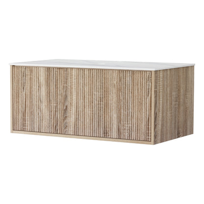 Cefito Vanity Unit 915mm with Basin Oak BV-CA-FLU01-900-WD-ABC