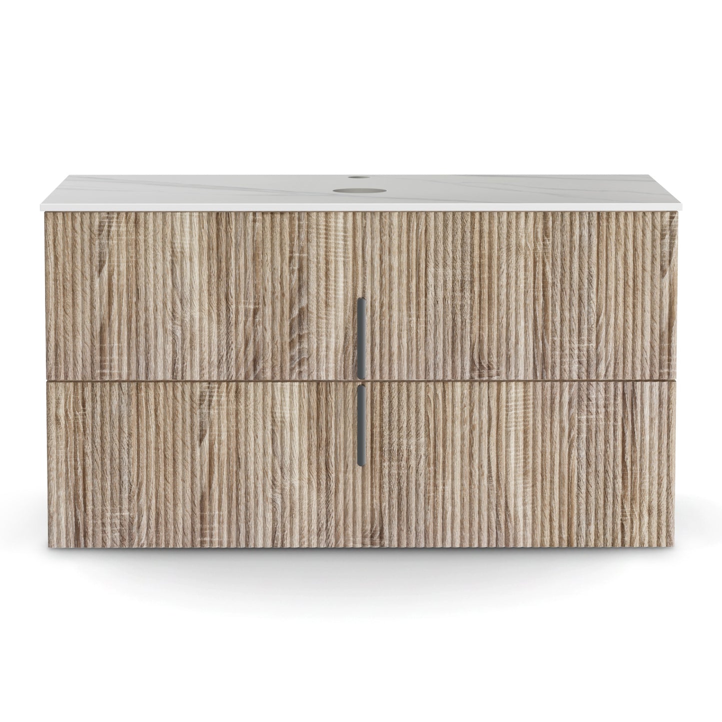 Cefito Vanity Unit 900mm Bathroom Cabinet Storage Wall Hung Timber Front Pine BV-CA-TIR2-900-WD-ABC