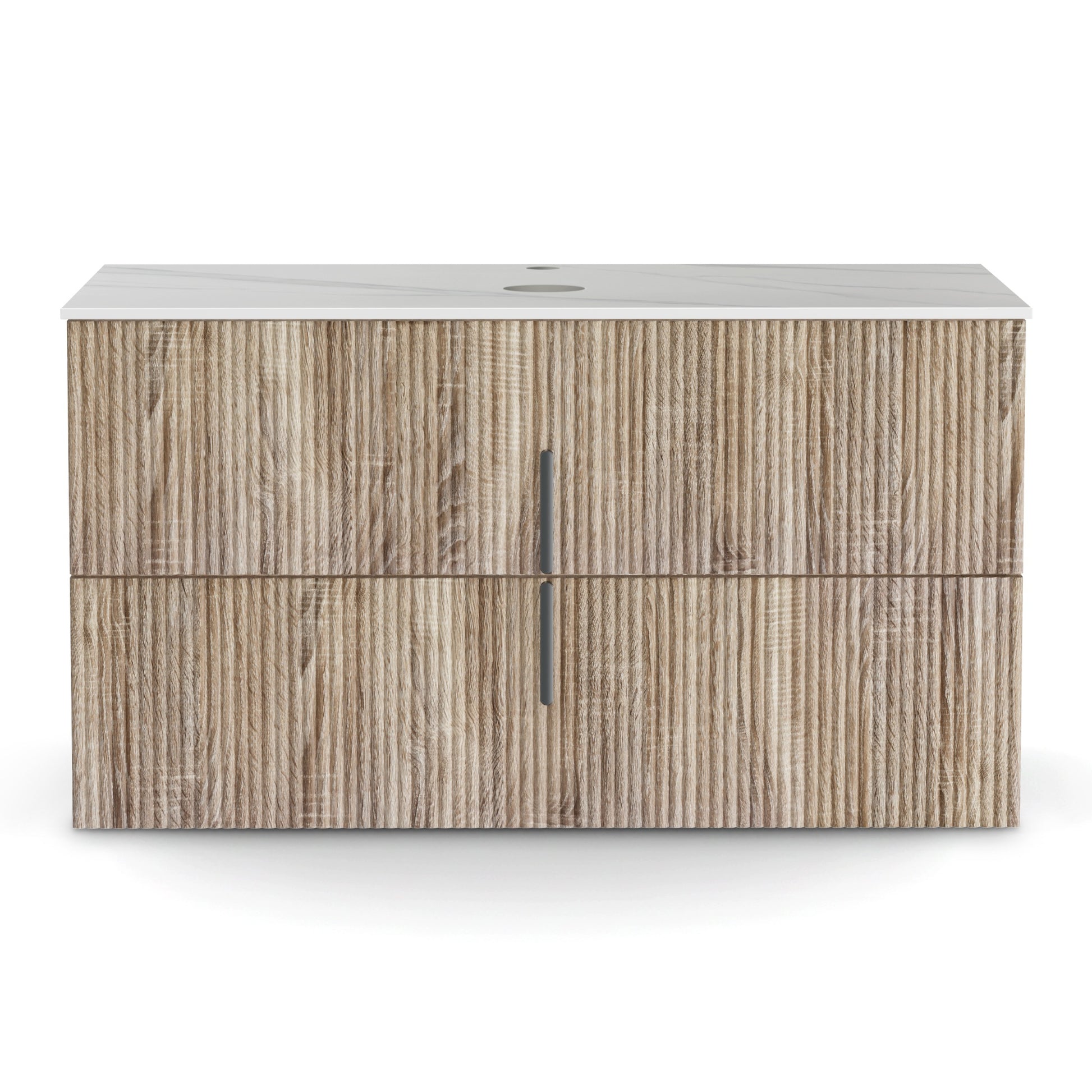 Cefito Vanity Unit 900mm Bathroom Cabinet Storage Wall Hung Timber Front Pine BV-CA-TIR2-900-WD-ABC