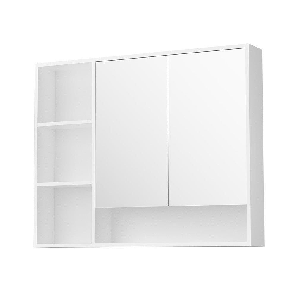 Cefito Bathroom Mirror Cabinet 100CM Vanity Medicine Wall Mounted Storage White BV-MC-10080-WH