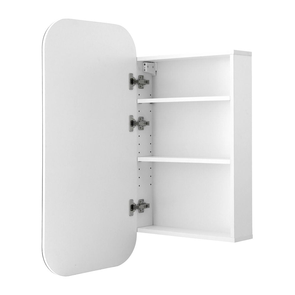 Cefito Bathroom Mirror Cabinet Medicine Shaving Arch Wall Hung 450x900mm White BV-MC-4090R-WH