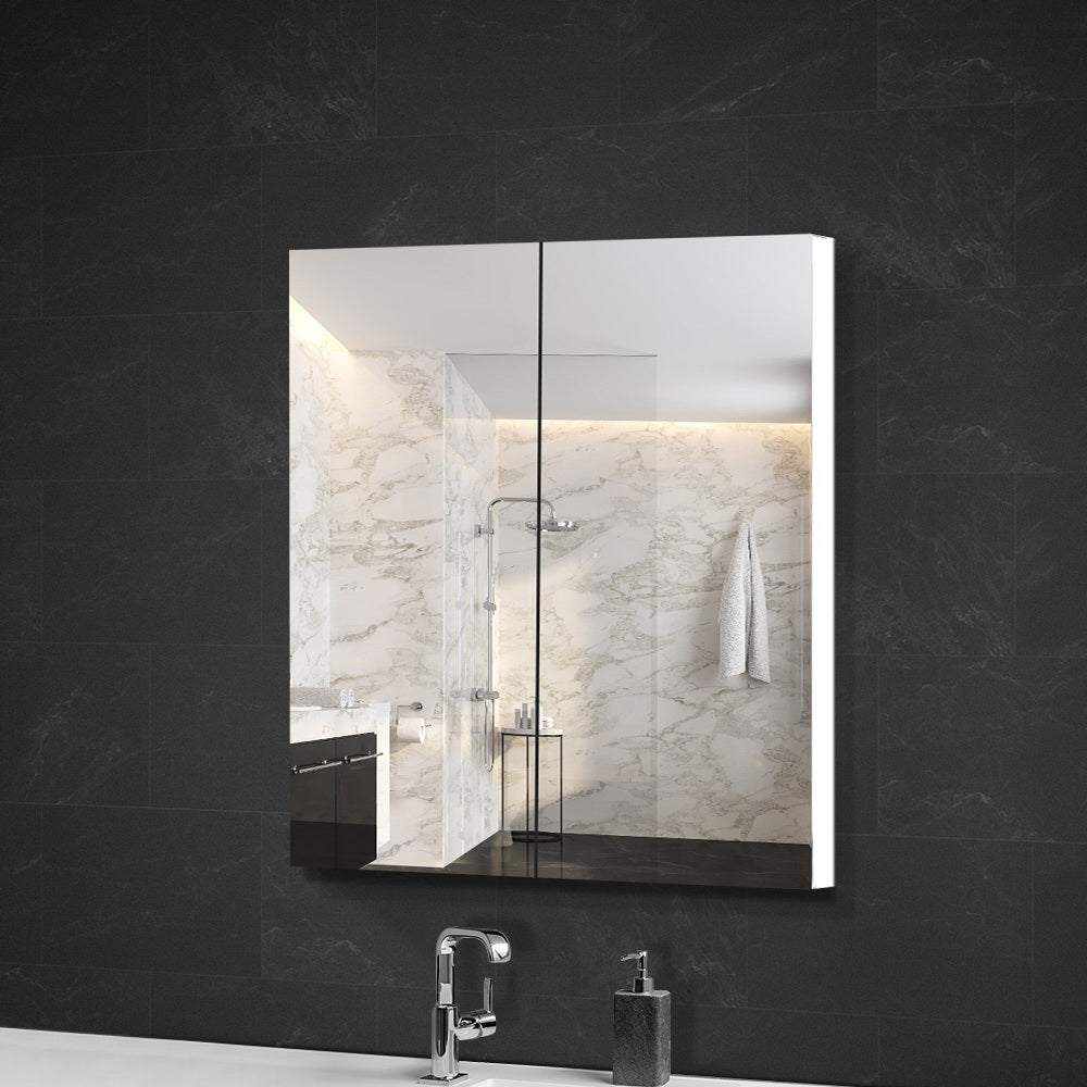 Cefito Bathroom Mirror Cabinet 600x720mm White BV-MC-6003-WH