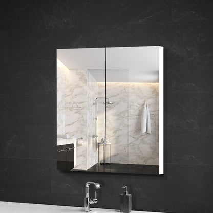 Cefito Bathroom Mirror Cabinet 600x720mm White BV-MC-6003-WH