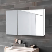 Cefito Bathroom Vanity Mirror with Storage Cabinet - White BV-MC-6005-WH-AB