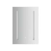 Bathroom Mirror Cabinet LED 500x720mm Medicine Wall Storage BV-MC-LED-SD01-WH