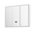 Bathroom Mirror Cabinet LED Light 900x720mm Medicine Wall Storage BV-MC-LED-TD01-WH
