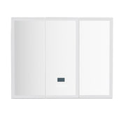 Bathroom Mirror Cabinet LED Light 900x720mm Medicine Wall Storage BV-MC-LED-TD01-WH
