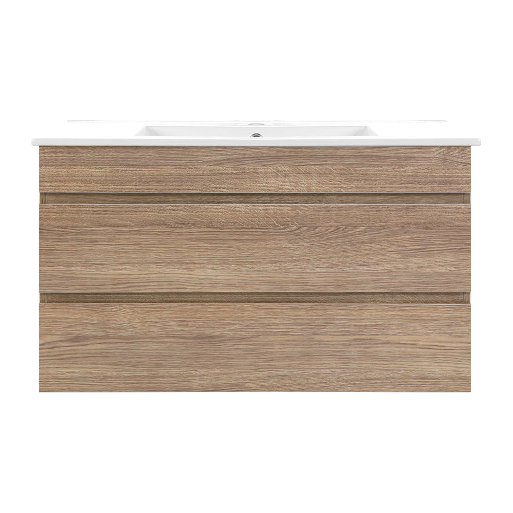 Cefito Vanity Unit 915mm with Basin Oak BV-YQ02-900-OAK-ABC