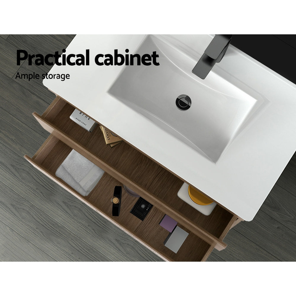 Cefito Vanity Unit 915mm with Basin Oak BV-YQ02-900-OAK-ABC