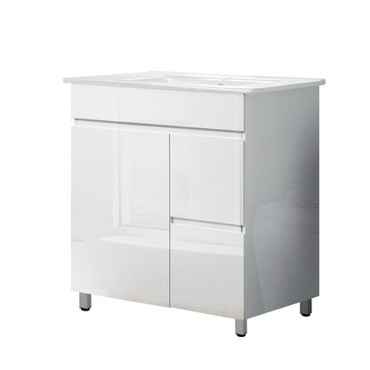 Cefito Vanity Unit 765mm Freestanding Basin Cabinet BV-YQ04-750-WH-ABC