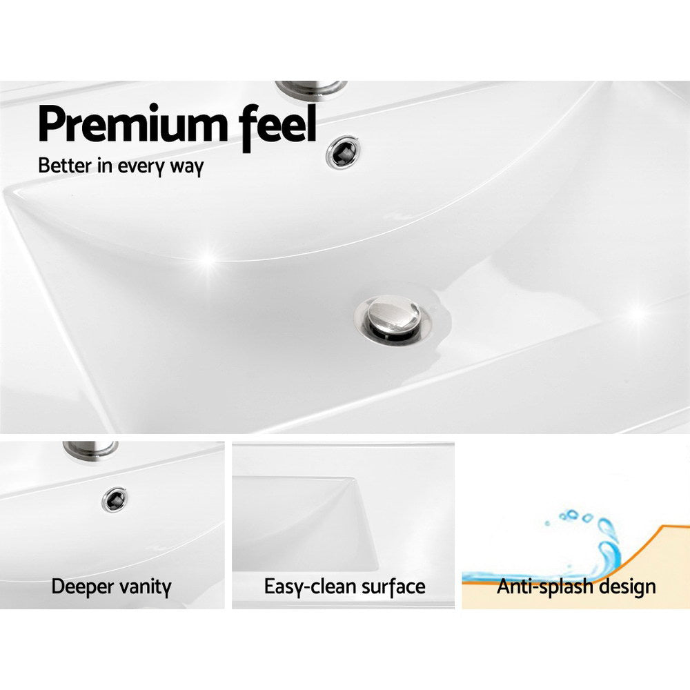 Cefito Vanity Unit 765mm Freestanding Basin Cabinet BV-YQ04-750-WH-ABC