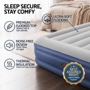 Bestway Air Mattress Inflatable Bed 46cm Airbed Single Blue