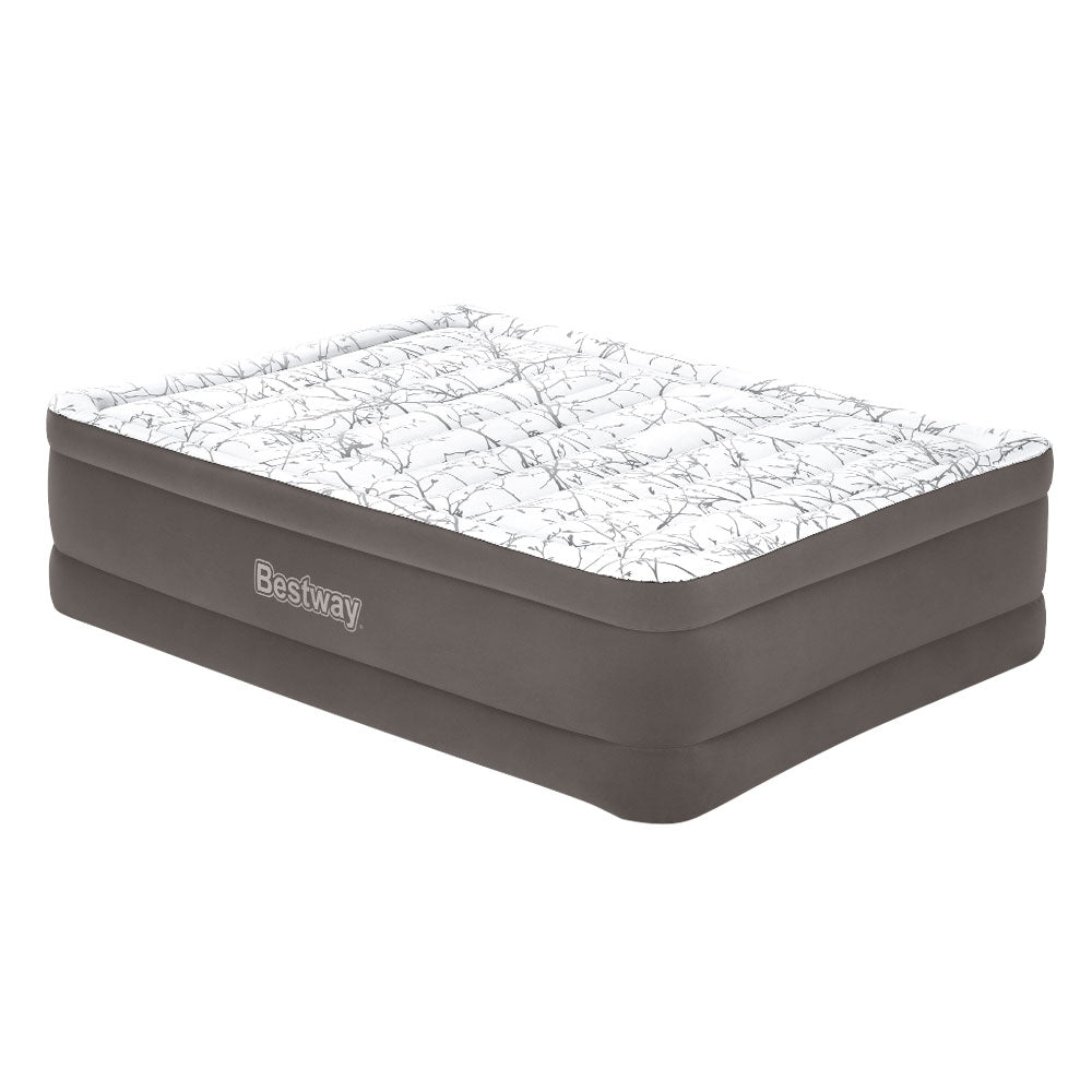Bestway Air Mattress Queen Inflatable Bed 56cm Airbed Grey BW-BED-Q-56-6713E