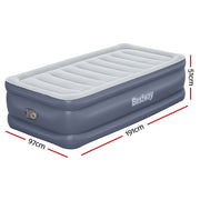 Bestway Mattress Air Bed Single Size 51CM Inflatable Camping Beds Home Outdoor BW-BED-S-51-6713G