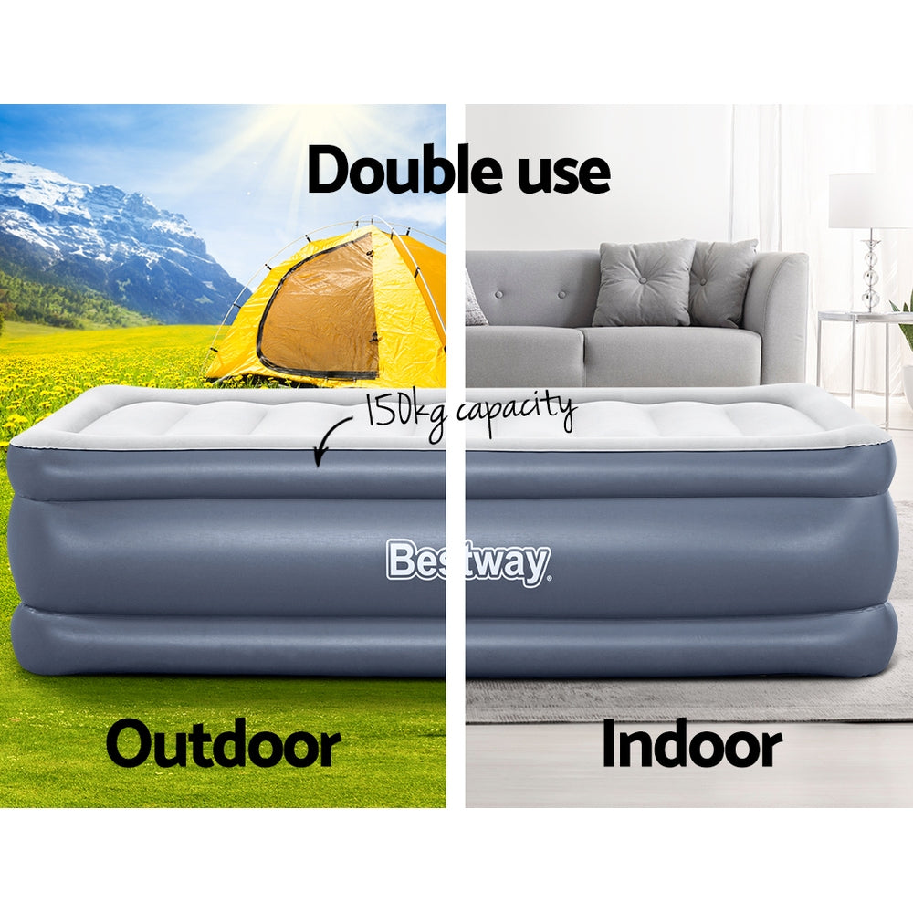 Bestway Mattress Air Bed Single Size 51CM Inflatable Camping Beds Home Outdoor BW-BED-S-51-6713G