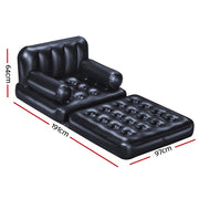 Bestway Inflatable Air Chair Seat Lounge Couch Lazy Sofa Blow Up Ottoman BW-CHAIR-75114-BK