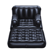 Bestway Inflatable Air Chair Seat Lounge Couch Lazy Sofa Blow Up Ottoman BW-CHAIR-75114-BK