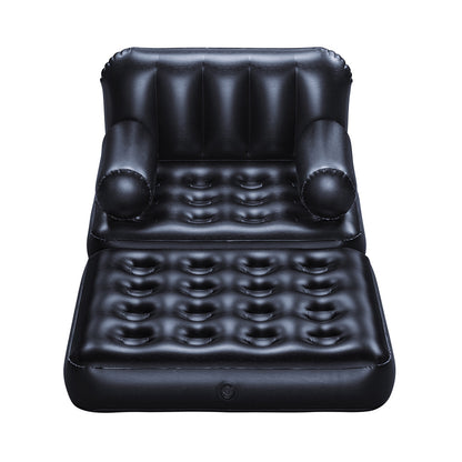 Bestway Inflatable Air Chair Seat Lounge Couch Lazy Sofa Blow Up Ottoman BW-CHAIR-75114-BK
