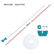 Bestway Pool Cleaner 2 Cleaning Heads Vacuum 6m Hose 1.9m Aluminium Pole BW-CLEANER-58212