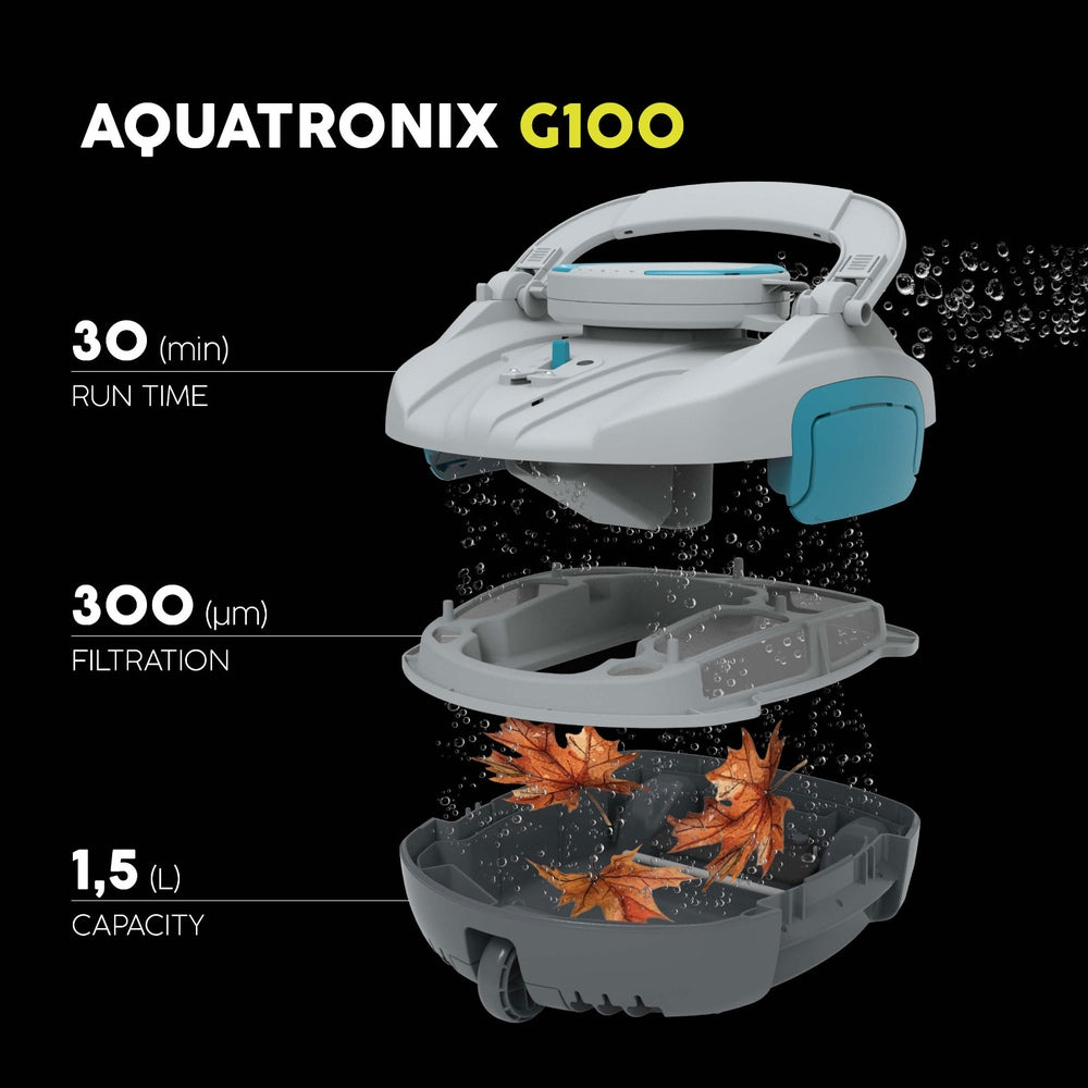 Bestway Robotic Pool Cleaner Cordless Automatic Robot Clean Swimming Pools Floor BW-CLEANER-RO-58864