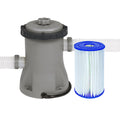 Bestway Pool Pump Cartridge Filter 330GPH 1249L/H Flowclear Filters Cleaner BW-FIL-PUMP-58381